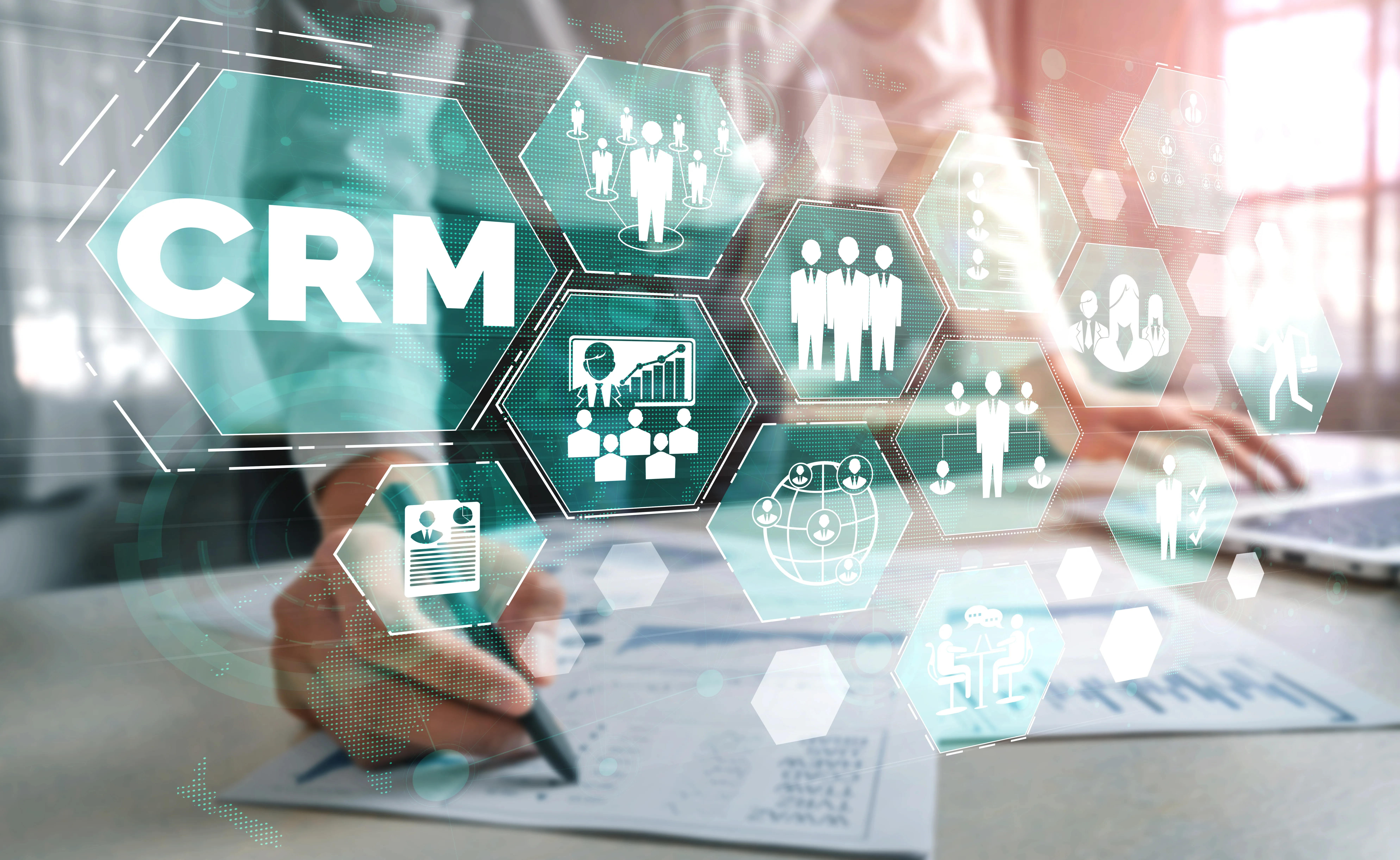 CRM（顧客管理システム）のイメージ画像